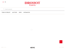 Tablet Screenshot of drouot.com